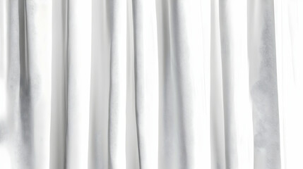 White Sheer Curtain Drapes Fabric Texture Background