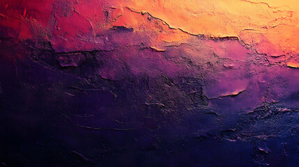 Abstract Purple and Orange Textured Wall Background
