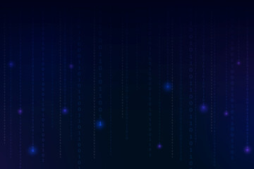 Cyber digital background business presentation banner