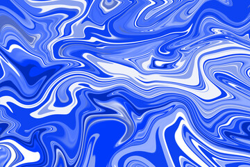 Colorful paintings of marbling. dark blue marble ink pattern texture abstract background. Can be used for background or wallpaper