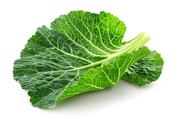 Fresh greens on a clean background, perfect for food or lifestyle compositions