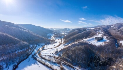 landscape in the mountains