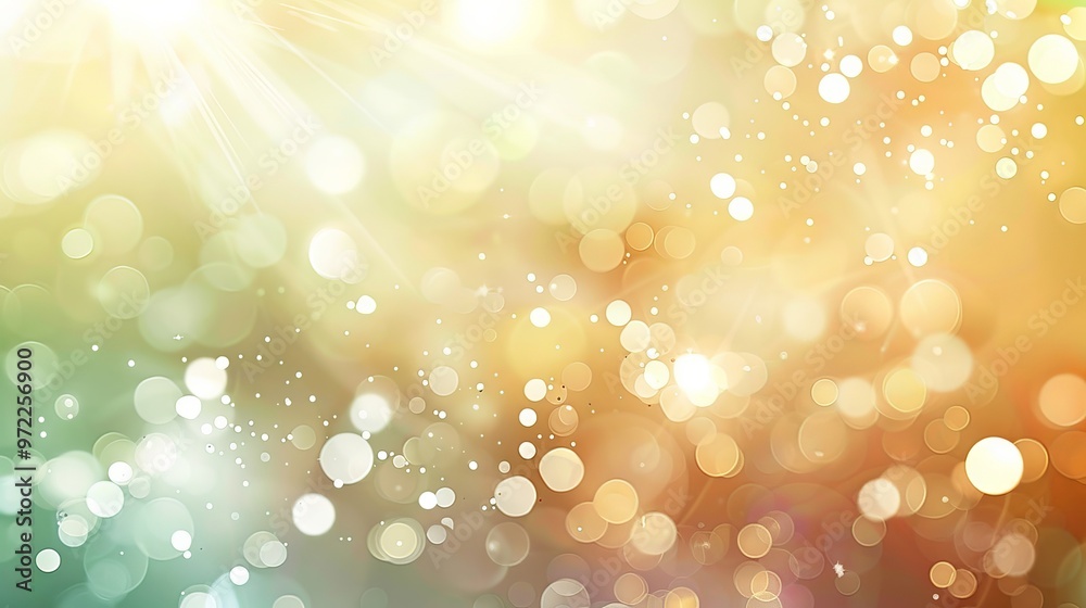 Canvas Prints abstract soft light blurred background with gentle pastel hues and bokeh effect for serene, dreamy d