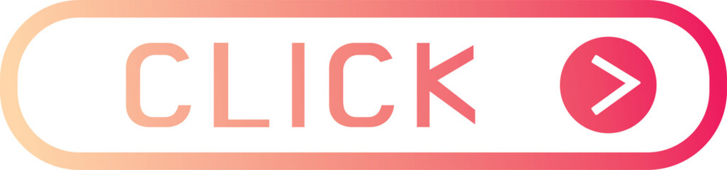 Click Here Button with pointer clicking. Web button set. Click button. Clicking the icon. Action button click here with click cursor. Vector illustration