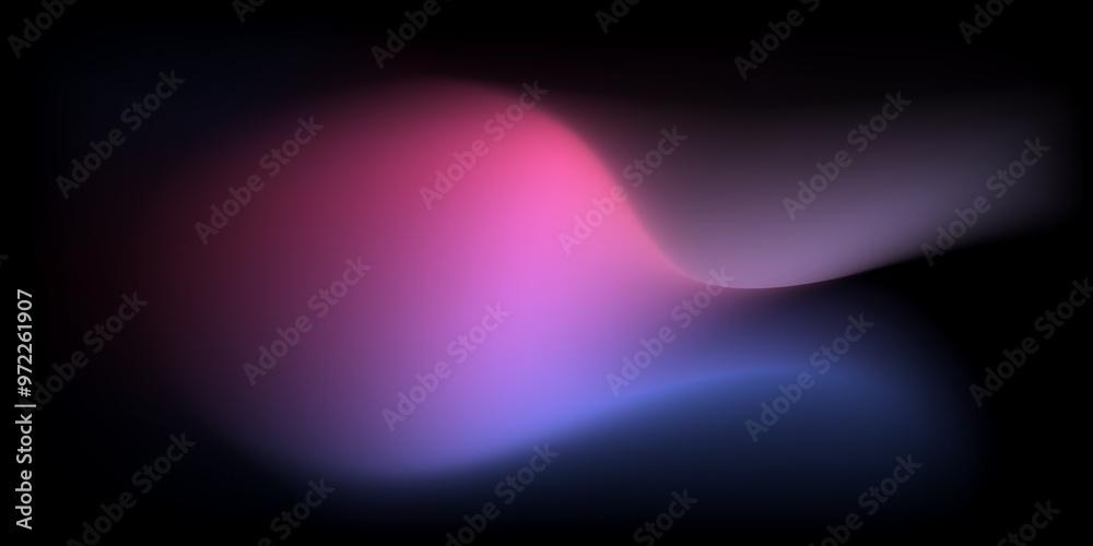 Poster abstract colorful smooth curve gradient background with flowing purple, pink, blue, and violet color