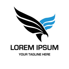 Fototapeta premium logo bird logo vector