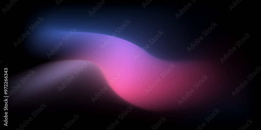 Poster abstract colorful smooth curve gradient background with flowing purple, pink, blue, and violet color
