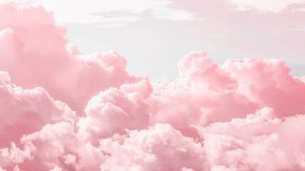 Pink clouds, wallpaper, the soothing beauty of soft-colored clouds