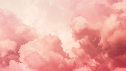 Fototapeta premium Pink clouds, wallpaper, the soothing beauty of soft-colored clouds