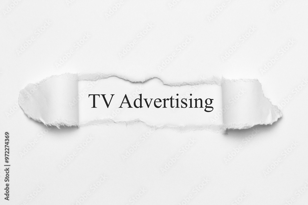 Poster TV Advertising	