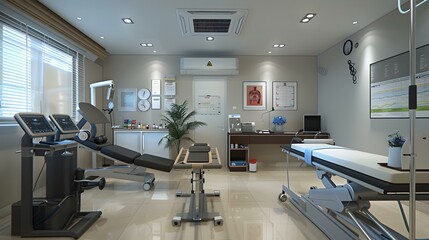 Fototapeta premium Modern Medical Office Interior Design Examination Room