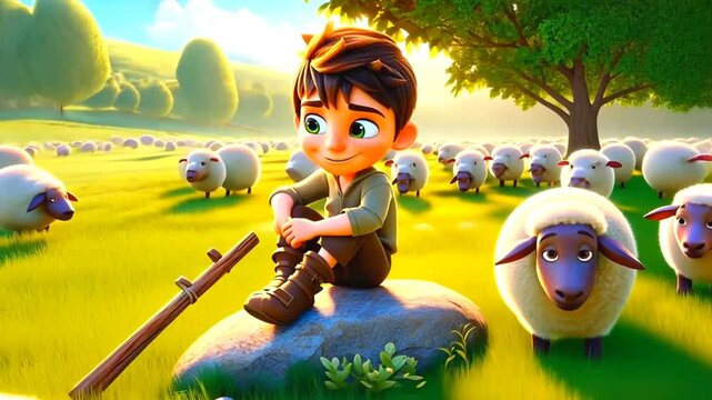 A shepherd boy