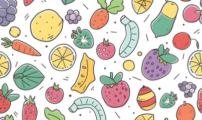 vegetable and fruits photo or illustrator on white background