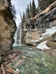 waterfall in park