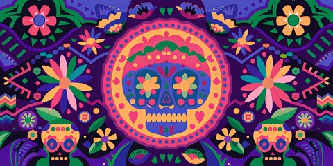 National Hispanic Heritage Month Celebration September to October 2024, banner decorative with bold colors