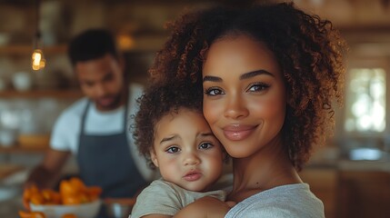 Fototapeta premium Little girl crying and screaming, mother holding her in arms and soothing her