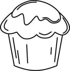 Birthday Element Line Icon