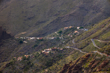 A recognito uninhabited village lost in the middle of the mountains in a natural area with few...
