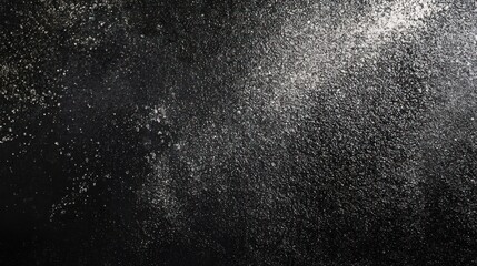 Obraz premium A dynamic explosion of white powder against a dark background, creating a mesmerizing contrast.