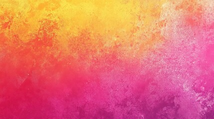 Vibrant gradient background blending warm yellow to rich pink hues.