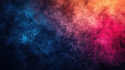 Obraz premium A vibrant abstract gradient background featuring shades of blue, purple, and orange.