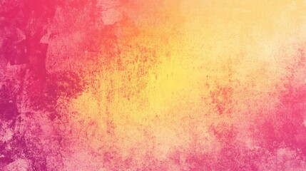 Fototapeta premium A vibrant gradient background featuring warm hues of orange, pink, and yellow, creating an energetic and inviting atmosphere.
