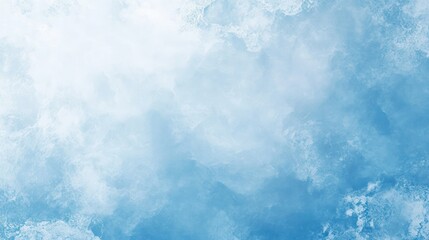 Fototapeta premium A serene blend of soft blues and whites creates a tranquil abstract sky background.