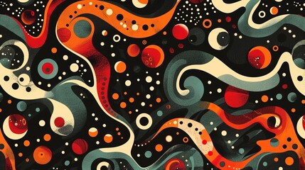 Abstract seamless pattern wallpaper