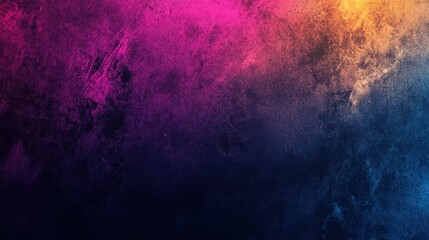 Obraz premium A vibrant abstract texture featuring a blend of pink, orange, and deep blue hues, evoking creativity and inspiration.