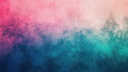 Obraz premium A vibrant abstract gradient blending pink, purple, and teal hues, creating a soothing and artistic background.