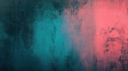 A captivating blend of teal and pink hues, creating a modern and abstract textured background.