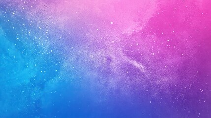 Fototapeta premium A vibrant gradient of pink and blue with shimmering speckles, creating a dreamy, celestial atmosphere.