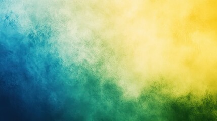 Obraz premium Vibrant gradient background showcasing a blend of blue, green, and yellow hues.