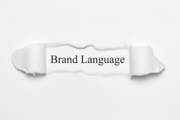 Brand Language	

