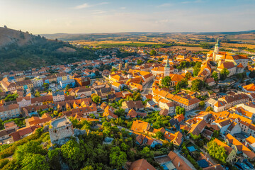 Mikulov Castle in Mikulov in South Moravia, Czech Republic. Most important castles in South Moravia