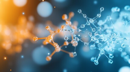 Oxidative Stress in Cellular Aging, a detailed examination highlighting the differences in oxidative stress levels between young and old cells with a softly blurred backdrop.