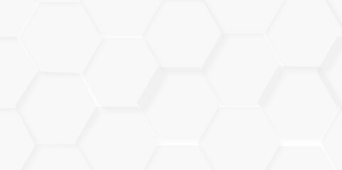 Abstract square digital grid pattern background with hexagons.  Modern simple style hexagonal graphic concept. Background with hexagons.  Geometric 3d texture illustration. Abstract hexagonal concept