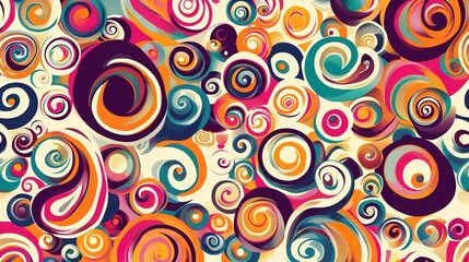 colourful seamless pattern wallpaper