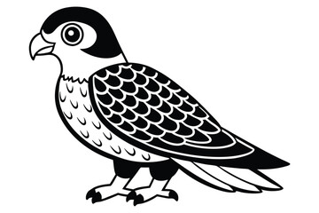 illustration of a bird isolated on white background