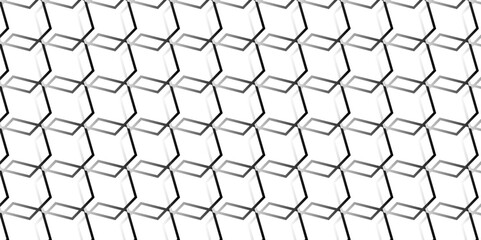 Abstract Geometric Seamless Fabric, Textile Pattern Background Design. geometric gradient black and white square honeycomb diamond surface background. Modern abstract repeatable motif .