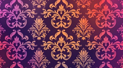 Fototapeta premium colourful seamless pattern wallpaper