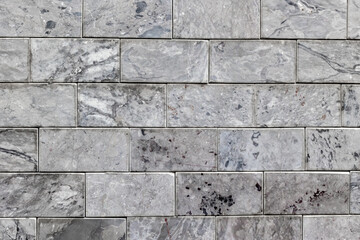 Ceramic tile wall texture. Granite building exterior
