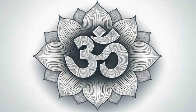 Om or Aum sign and symbol of hinduism