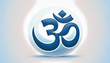Fototapeta premium Om or Aum sign and symbol of hinduism