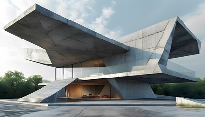 Fototapeta premium the roof of the house modern building in the city