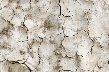 Obraz premium Cracked mud surface texture, dried earth, deep fissures, arid desert environment, detailed dirt grains
