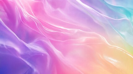 Obraz premium An ethereal blend of soft pastel colors flowing gracefully, creating a dreamy and calming atmosphere.