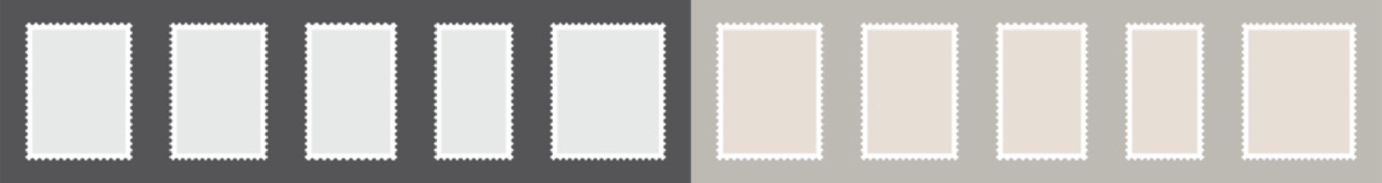 recommend clip art: Blank postage stamp set. Frames and borders for mail envelope templates