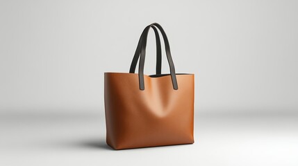Product Leather Tote Bag Mockup