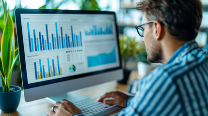 person reviewing a detailed budget spreadsheet financial planning and analysis